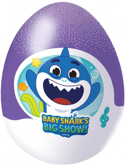 Яйцо шоколадное с сюрпризом «Baby Sharks»