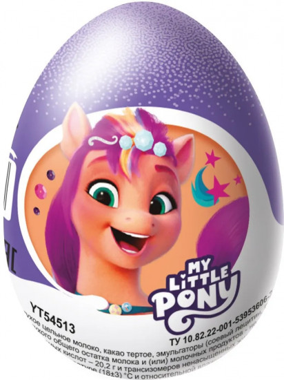 Яйцо шоколадное с сюрпризом «My little pony»
