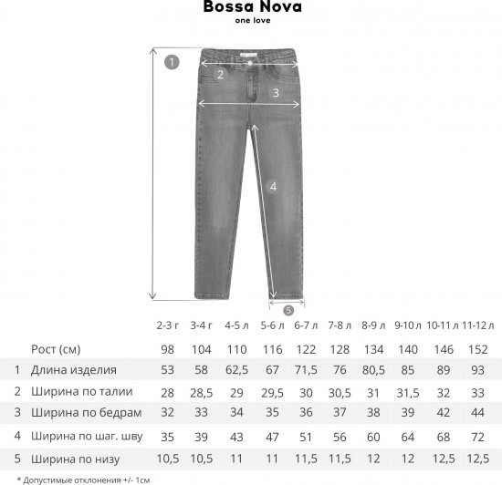Джинсы skinny детские