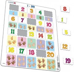 Пазл «Счёт до 20» (20 элементов) - Фото 1