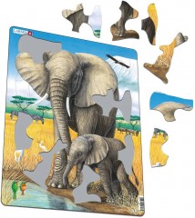 Пазл «Слон» (32 элемента) - Фото 1