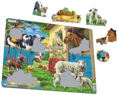 Пазл «Животные фермы» (23 элемента) - Фото 1