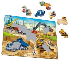Пазл «Стройка» (30 элементов) - Фото 1