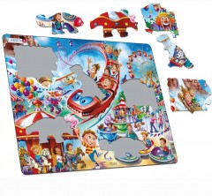 Пазл «Парк аттракционов» (17 элементов) - Фото 1