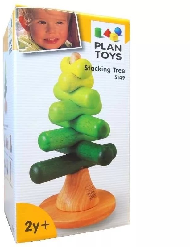 Деревянная пирамидка-«Дерево» | Plan Toys | Фото 2