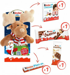 Подарок новогодний с мягкой игрушкой «Лось» - Фото 1
