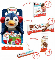 Подарок новогодний с мягкой игрушкой «Пингвин» - Фото 1