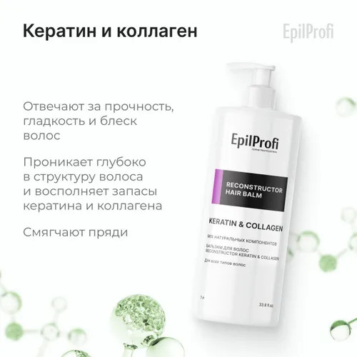 Шампунь для волос «Reconstructor Keratin and Collagen»