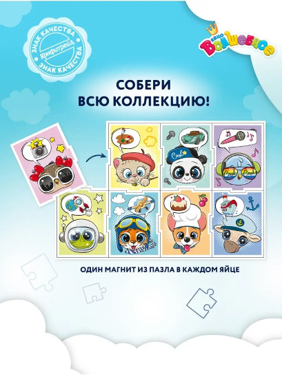 Яйцо шоколадное с сюрпризом «Волшебное яйцо»