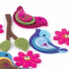 Наклейки из фетра «Птички» - Фото 4