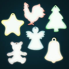 Набор для творчества «Светящиеся игрушки на елку» - Фото 2