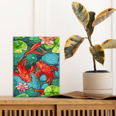 Картина по номерам «Карпы Кои» - Фото 1