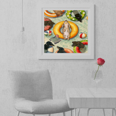 Картина по номерам «Щенки на отдыхе» - Фото 2