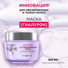 Увлажняющая маска «Гиалурон наполнитель» для обезвоженных и тонких волос с гиалуроновой кислотой - Фото 2