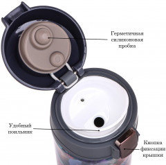 Термокружка «Мопс» - Фото 2