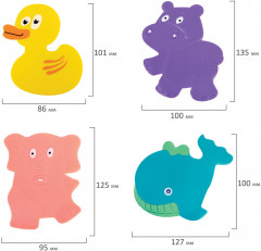 Набор мини-ковриков антискользящих для ванны - Фото 11