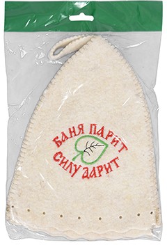 Шапка «Баня парит, силу дарит!»