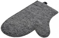 Рукавица для сауны, серый - Фото 1