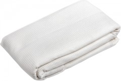Полотенце-простынь банное вафельное (80х150 см), белый - Фото 1