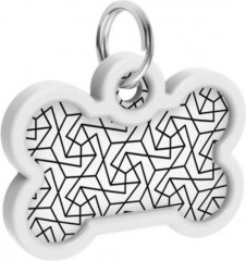 Адресник для собак и кошек с QR-паспортом «Геометрия» - Фото 3