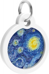 Адресник для собак и кошек с QR-паспортом «Водяные лилии» - Фото 3