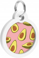 Адресник для собак и кошек с QR-паспортом «Авокадо 2» - Фото 3