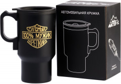Термокружка в прикуриватель «100% мужик» - Фото 2
