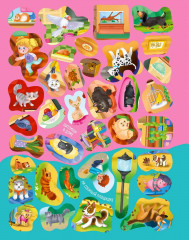 Домашние питомцы. Виммельбух с наклейками - Фото 5