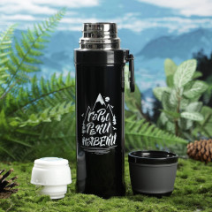 Термос с карабином «Горы» - Фото 4