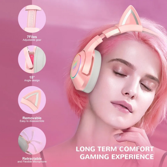 Наушники «Pink Cat»