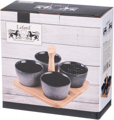 Набор соусников на подставке «Graphite» - Фото 1