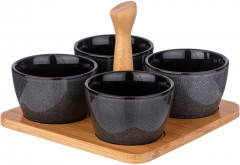 Набор соусников на подставке «Graphite» - Фото 2