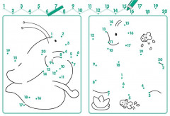 Учимся считать до 20. Соединяем точки, рисуем и раскрашиваем - Фото 2