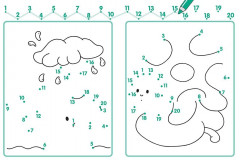Учимся считать до 20. Соединяем точки, рисуем и раскрашиваем - Фото 4