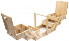 Шкатулка для рукоделия трехъярусная - Фото 2