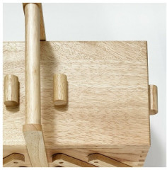 Шкатулка для рукоделия трехъярусная - Фото 4