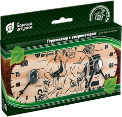 Термометр с гигрометром «В парной» (25х11 см) - Фото 1