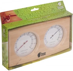 Термометр с гигрометром (24,5х13,5х3 см) - Фото 1