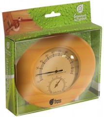 Термометр с гигрометром (16х14х3 см) - Фото 1