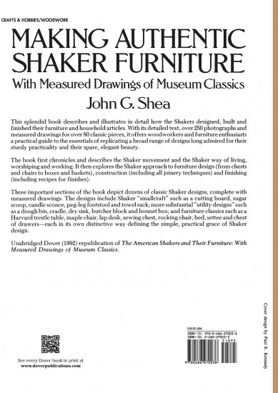 Making Authentic Shaker Furniture