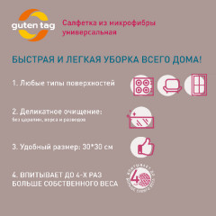 Салфетка из микрофибры универсальная - Фото 4