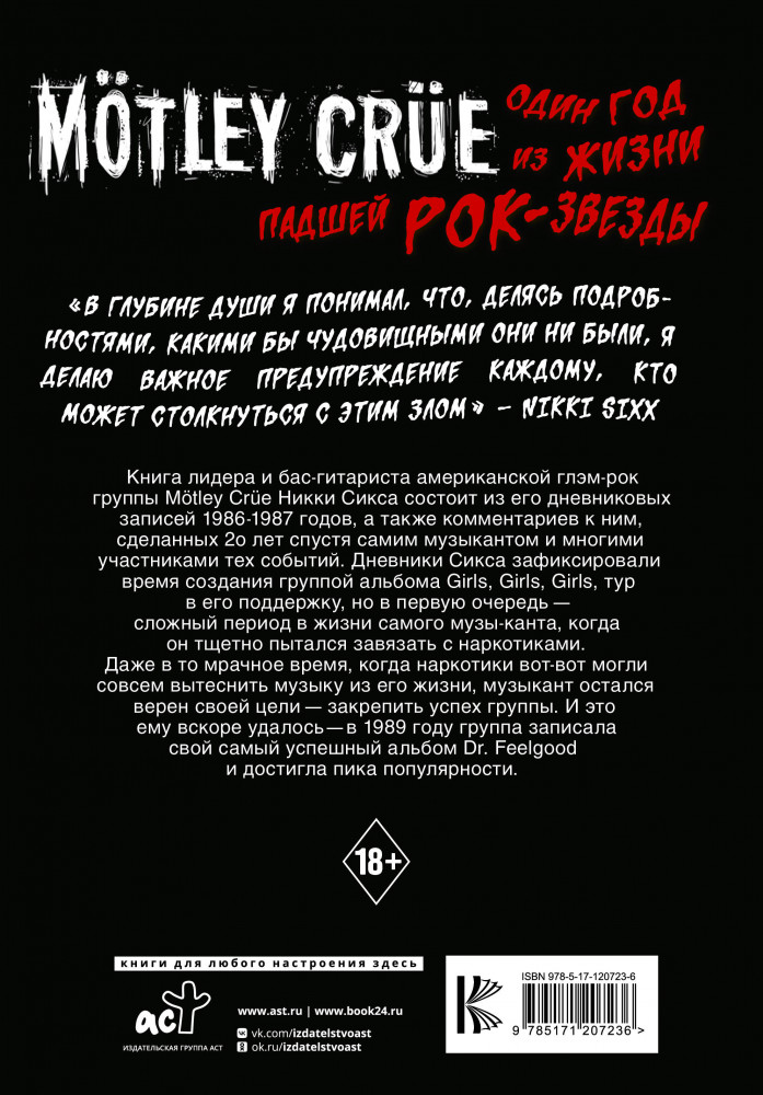 Mötley Crüe. Один год из жизни падшей рок-звезды | Music Legends & Idols | Фото 1