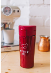 Термостакан с кнопкой «У меня лапки» - Фото 2