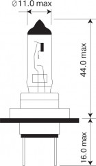 Автолампа галогенная H7 12V 55W Px26d - Фото 1