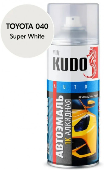 Эмаль автомобильная ремонтная «Алкидная», оттенок 040 Super White