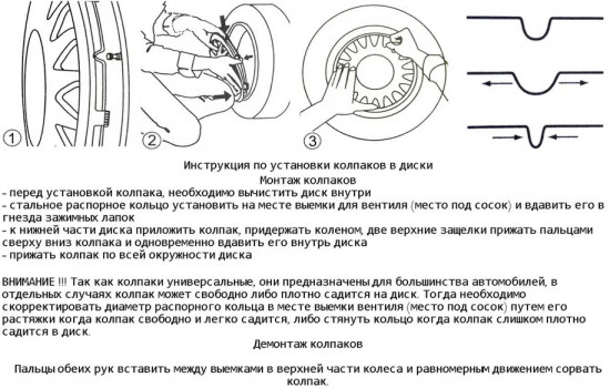 Комплект колпаков колёсных «GMK 15»