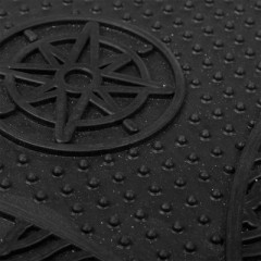 Коврик придверный «Континенты» (40х60 см) - Фото 1