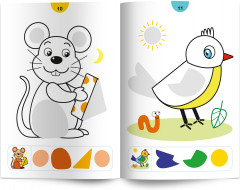 Раскраска с наклейками «Домашние любимцы» - Фото 1