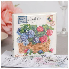 Салфетки бумажные «Гортензия» - Фото 1