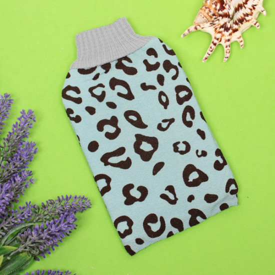 Мочалка-варежка для тела «Premium-Leopard»